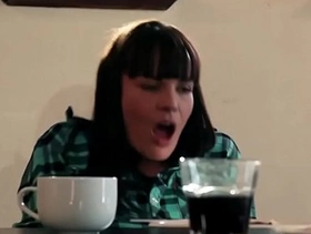 Lesbian amateur babe eats pussy for breakfast