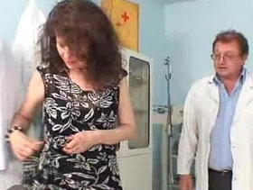 Unshaven pussy extreme karla visits a doc