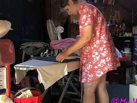 I'm ironing let me work the fuck i want it later