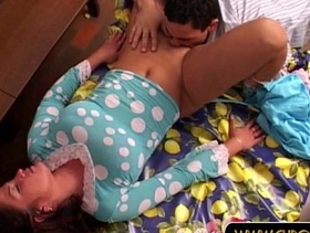 Father enjoy seeing brother and sister fuck