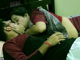 Indian bengali milf stepmom teaching her stepson how to sex with girlfriend with clear dirty audio