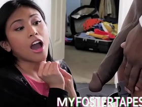 Myfostertapes com - foster daughter learns manners the hard way