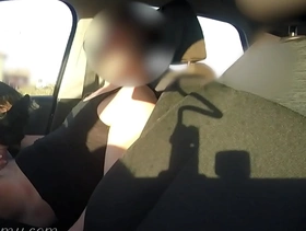 Stranger caught my wife sucking dick in the car in the school parking lot - misscreamy