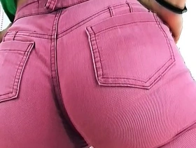 AMAZING ROUND ASS Winona in Tight Purple Jeans Exposing Her Perfect CAMELTOE