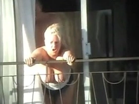 Sex and balcony voyeur caught