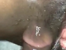 Mombasa teen gagg squirt lick and cum on black cock