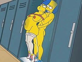 Anal Housewife Marge Moans With Pleasure Painless Hot Cum Fills Her Arse Together with Squirts In All Directions / Hentai / Uncensored / Toons / Anime