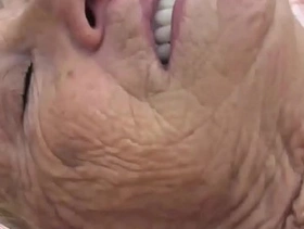 Ugly 90 years old granny deep fucked