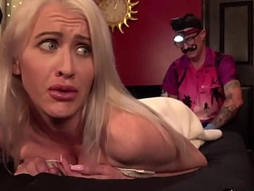 Katie monroe gets tattooed and double dicked down