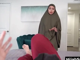Muslim step mother fucks step son because step dad is supremo